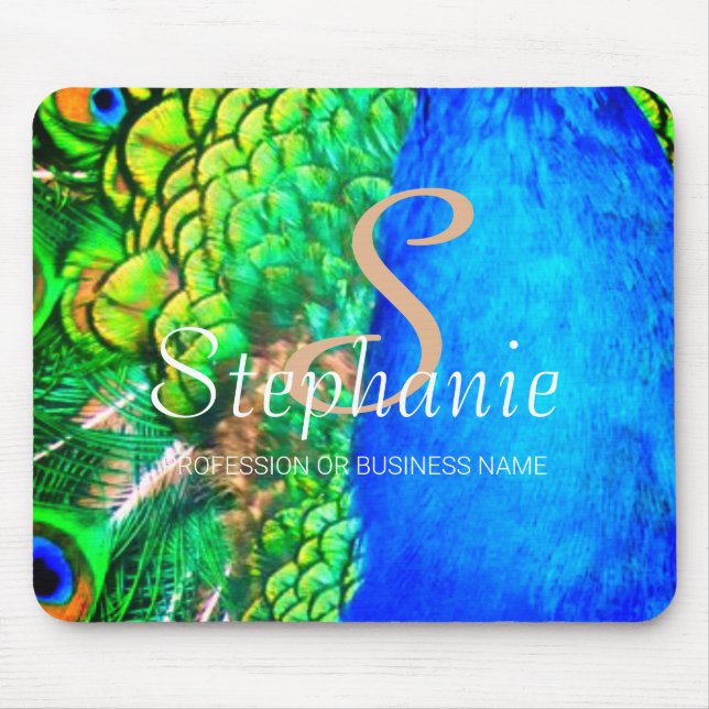 Personalisierte Monogramm Mousepad (Vorne)