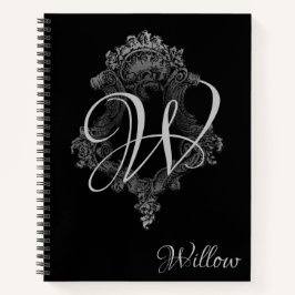 Personalisierte Monogramm Notizbuch