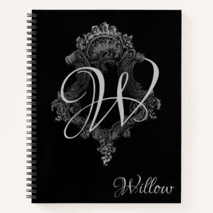Personalisierte Monogramm Notizbuch