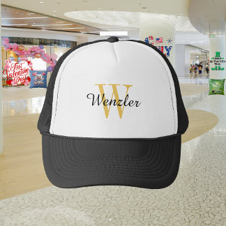 Personalisierte Monogramm Truckerkappe