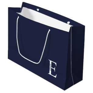 Personalisierte Monogramm und Name große Geschenkt Geschenktüte