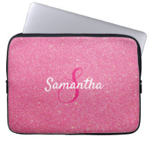 Personalisierte Monogramm und Name Rose Rosa Glitz