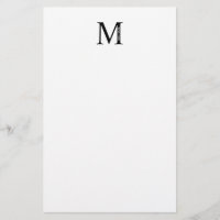 Personalisierte Monogramm und Name-Stationierung
