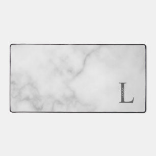 Personalisierte Monogramm- und Namens-Mauspad Schreibtischunterlage