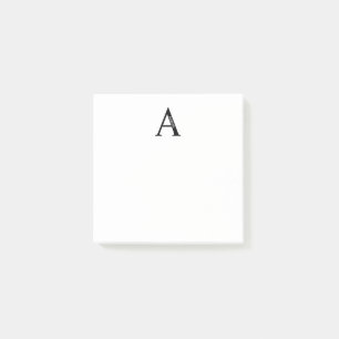 Personalisierte Monogramm- und Namenshinweise Post-it Klebezettel