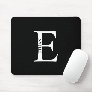 Personalisierte Monogramm- und Namensmauspad Mousepad