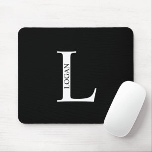 Personalisierte Monogramm- und Namensmauspad Mousepad