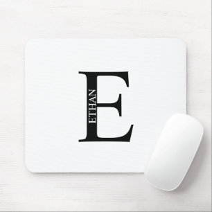 Personalisierte Monogramm- und Namensmauspad Mousepad