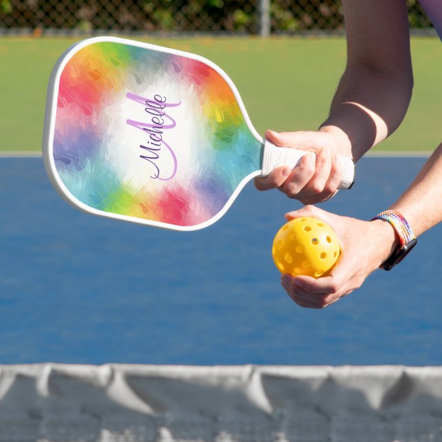 Personalisierte monogramm-Vorlage Pickleball Schläger (InSitu)