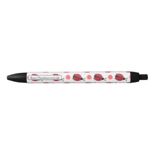 Personalisierte Monogramm Wasserfarbe Ladybugs Kugelschreiber