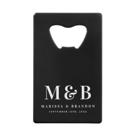 Personalisierte monogrammierte Anfangsbuchstaben H Geldbeutel Flaschenöffner