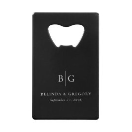 Personalisierte monogrammierte Anfangsbuchstaben H Geldbeutel Flaschenöffner