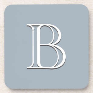 Personalisierte monogrammierte Anfangsbuchstaben i Getränkeuntersetzer