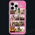 Personalisierte Monographie Case-Mate iPhone Hülle<br><div class="desc">Personalisiertes Foto Collage Monogram iPhone Case</div>
