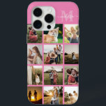 Personalisierte Monographie Case-Mate iPhone Hülle<br><div class="desc">Personalisiertes Foto Collage Monogram iPhone Case</div>