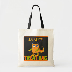 Personalisierte Monster-Halloween-Leckerei-Tasche Tragetasche