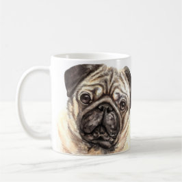 Personalisierte Mops-Tasse Kaffeetasse