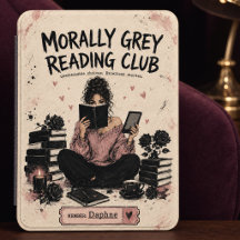 Personalisierte Morally Grey Buchclub-Kindle-Hülle