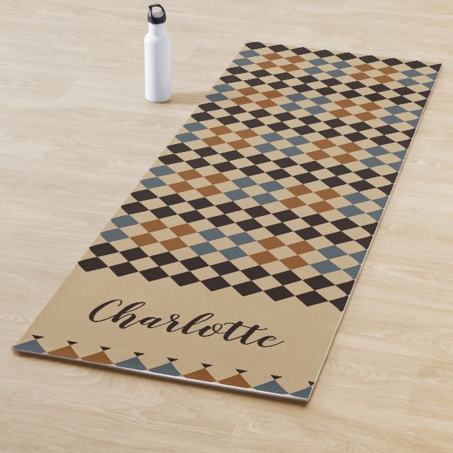 Personalisierte Mosaikmatte Yogamatte (Beispiel)