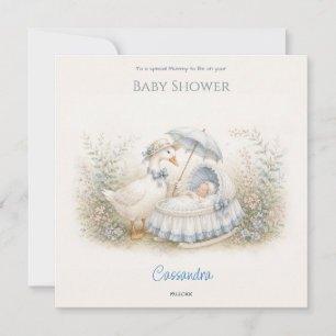 Personalisierte Mother Goose Baby Wiege Baby Showe