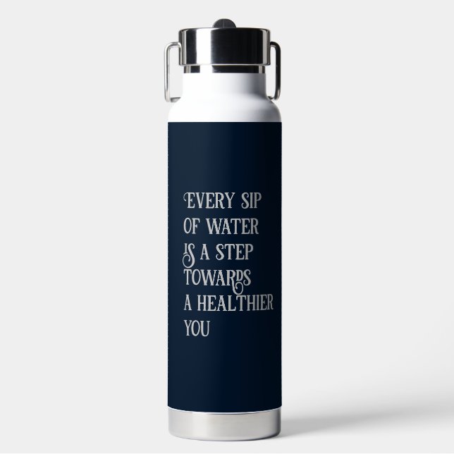 Personalisierte Motivierend Quotes für Schriftart Trinkflasche (Vorderseite)