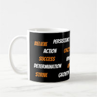 Personalisierte Motivierend Word Cloud-Tasse