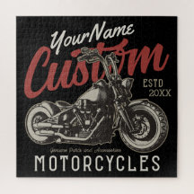 Personalisierte Motorrad-Rebell-Biker-Garage
