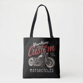 Personalisierte Motorrad-Rebell-Biker-Garage Tasche