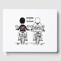Personalisierte Motorradhochzeit