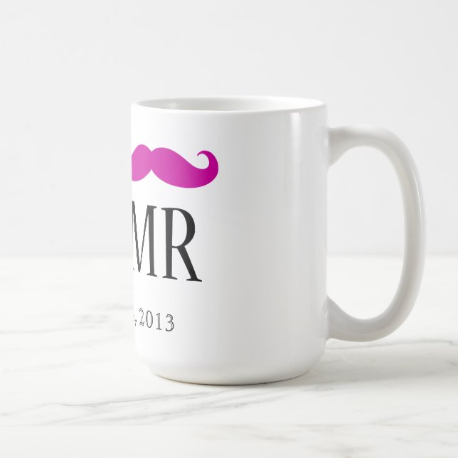 Personalisierte MR & MR-Tasse Kaffeetasse (Rechts)