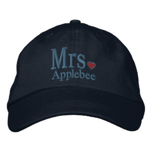 Personalisierte Mr & Mrs Stickerei bestickte Mütze Kappe