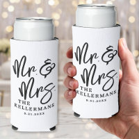 Personalisierte Mr. und Mrs. Hochzeit