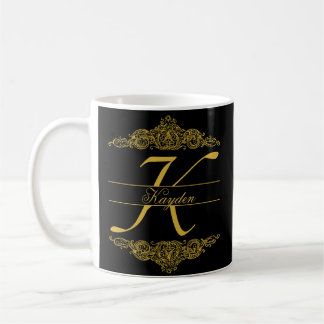 Personalisierte Mug - Buchstabe K Kaffeetasse