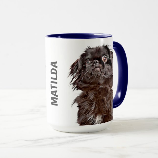 Personalisierte Mug für Japanisch Chin Tasse (VorderseiteRechts)
