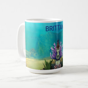 Personalisierte Multicolor unter Meer Kaffeetasse