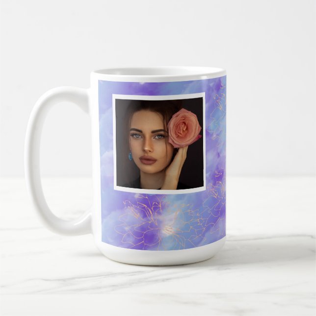 Personalisierte Muschel Kaffeetasse (Links)