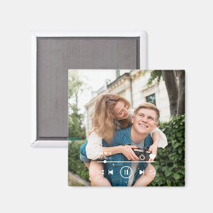 Personalisierte Musik individuell Foto Kühlschrank Magnet