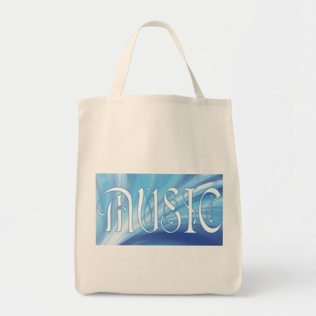 Personalisierte MUSIK mit blauer Tasche (Vorne)