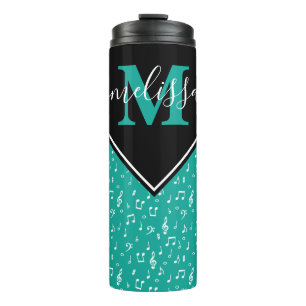 Personalisierte Musik-Symbole Thermotasse Thermosbecher