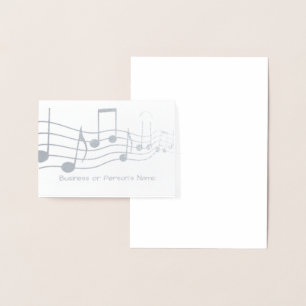 Personalisierte Musikgrafik von HAMbyWG Folienkarte