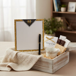 Personalisierte Musiksymbole Notizblock