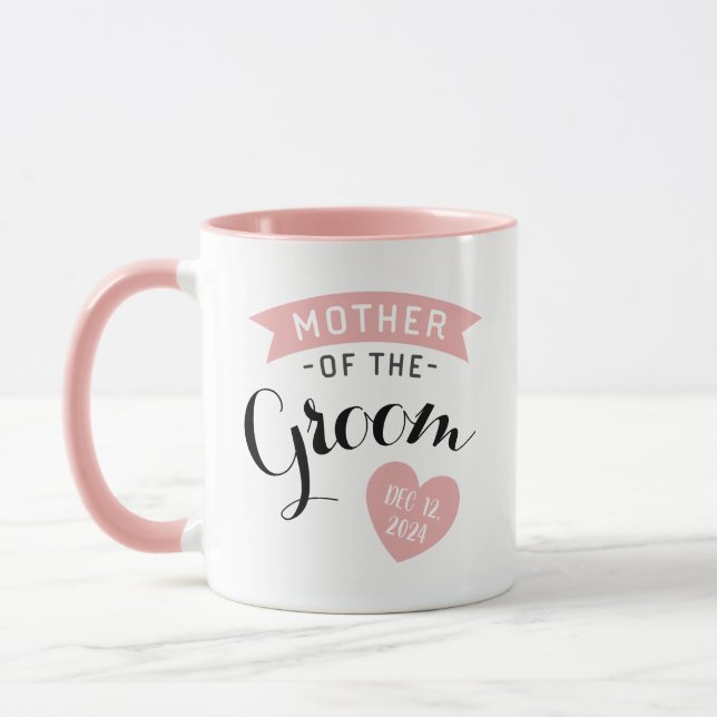 Personalisierte Mutter der Braut Tasse (Links)