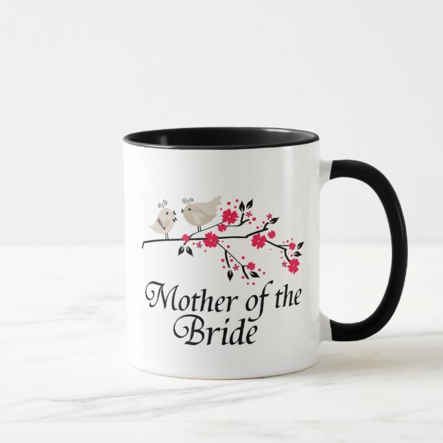 Personalisierte Mutter der Brautvögel, die Tasse (Rechts)