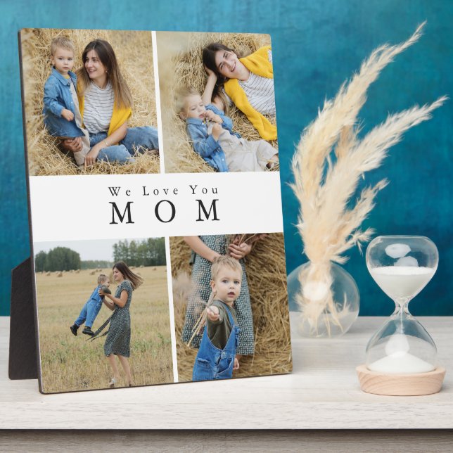 Personalisierte Mütterfamilie für benutzerdefinier Fotoplatte (Seite)