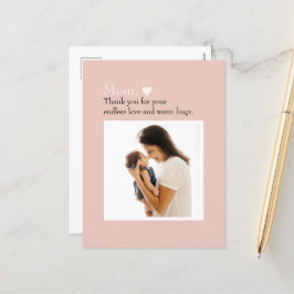 Personalisierte Muttertagskarte mit Foto Feiertagspostkarte