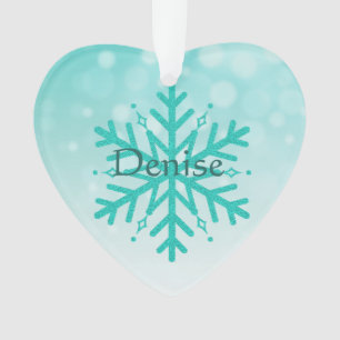 Personalisierte Myasthenia Gravis Warrior Snowflak Ornament