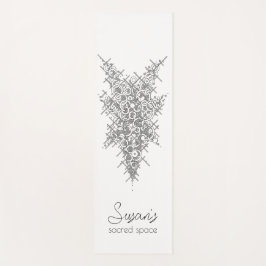 Personalisierte mystische "Name's Sacred Space" Yo Yogamatte