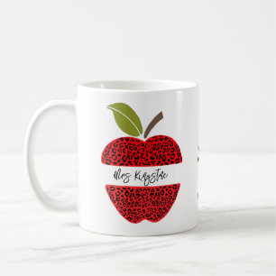 Personalisierte Nachricht für Lehrer-Tierdrucke Kaffeetasse