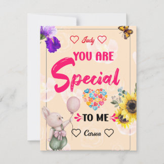 Personalisierte Nachrichten für Ihre Liebe Dankeskarte