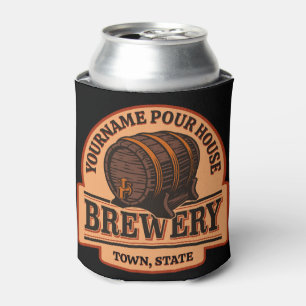 Personalisierte NAME Alte Eichenfass-Bierbrauerei Dosenkühler